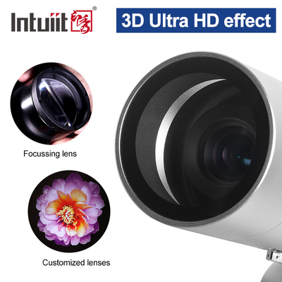 60W Logotipo personalizado Gobo proyector Luces publicitarias LED Signo de pared lámpara de proyección exterior impermeable IP65 HD
