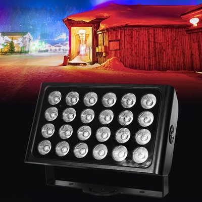 24x10w 4in1 Rgbw Led Lavadora de paredes exterior Luces de inundación Jardín Fiesta de bodas DJ Luz de escenario
