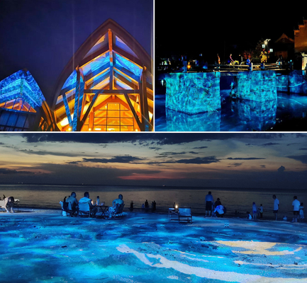 400W LED Proyector de Gobo a prueba de agua Personalización Luz de Proyector de Logotipo al aire libre