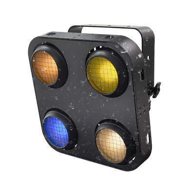 4X90W 4 Eye Led Cob Blinder Light Ámbar Blanco Caliente 2In1 Ip65 Inodoro Led Luz de escenario