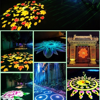 Proyectores de logotipos LED Luz Logotipo impermeable Luces de Navidad Exteriores IP65 Publicidad Proyector Gobo