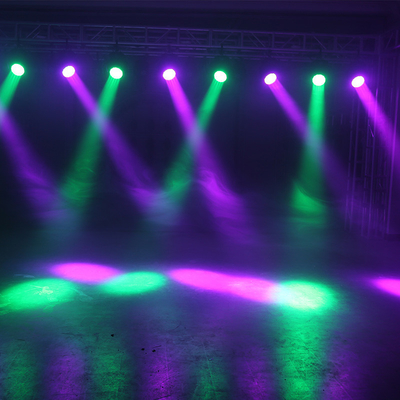 Luces de cabeza móviles 19x15W Zoom Luces DJ RGBW LED Rayo de lavado Iluminación Efecto Luz de escenario Para actividades Rave Eventos de discoteca Muestra KTV