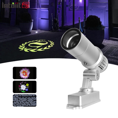 60W GOBO Proyector de luz Logotipo de la empresa Boda Restaurante Tienda Hotel Logotipo de proyección lámpara centro comercial luces publicitarias