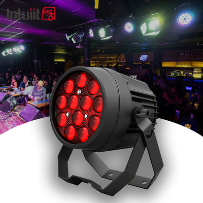 Inalámbrico a prueba de agua DMX exterior 12x10W RGBW 6in1 IP65 LED Par luz