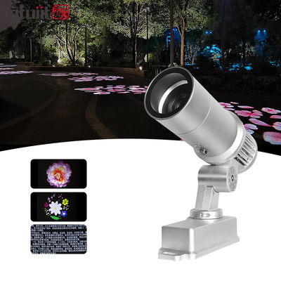 Luz de proyector de Gobo de publicidad exterior a prueba de agua 60W Rotación de patrón LED Gobo Logo Light