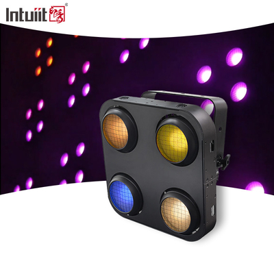 Ip65 4x90W Ámbar Blanco Caliente Led Cob Audiencia Blinder Light Inmune al agua 4 Ojos Peaky Blinds