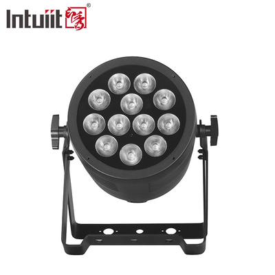 IP65 Ignífugo luces de escenario de DJ al aire libre 12x20W RGBWA UV 6in1 LED de aluminio Par Noiseless Disco Lavar efecto con DMX512