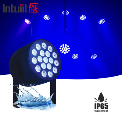 Fuera impermeable a agua 18*20W RGBWA+UV Led Par Light LED Uplights