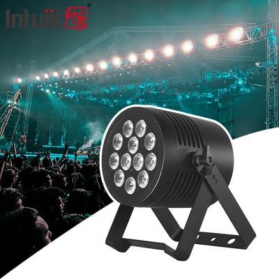 Luces de escenario LED para exteriores DMX 12pcs*20W 6 en 1 RGBWA UV Par resistente al agua para luces de boda/escenario/discoteca/concierto