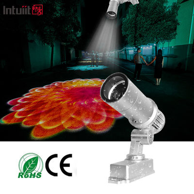 Proyector de logotipo IP65 resistente al agua Luz de Navidad al aire libre 60w LED Proyector de logotipo Gobo Luz de publicidad al aire libre