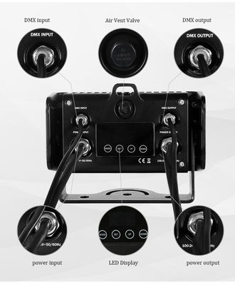 Foco proyector LED cuadrado RGBW para exteriores, resistente al agua IP65, 6x5W, para jardín, paisajismo, decoración, focos LED cuadrados