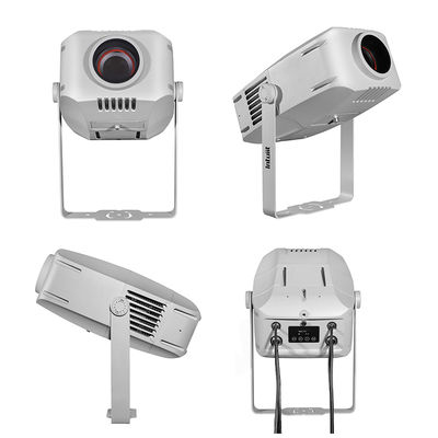 Proyector de logotipos LED Zoom personalizado para publicidad, 200W, resistente al agua IP65, para exteriores e interiores