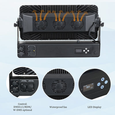 Luz de lavadora de pared 40x10W RGBW 4 en 1 Proyector impermeable para el parque de la ciudad de escenario aluminio lavado iluminación LED