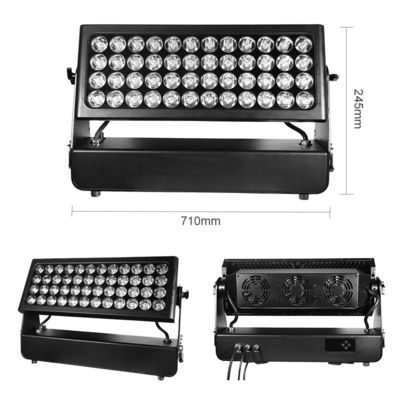 Venta al por mayor de fábrica 2000W Proyector LED IP65 para exteriores 48x40W RGBW 4 en 1 Luz de lavado arquitectónico para proyecto de embellecimiento de la ciudad