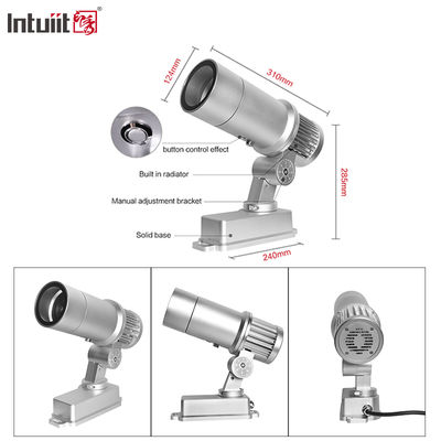 Proyector de luz de proyección Gobo para exteriores de 60W, letrero publicitario, luz LED giratoria impermeable, proyector de letreros con patrón, foco con logotipo para puerta