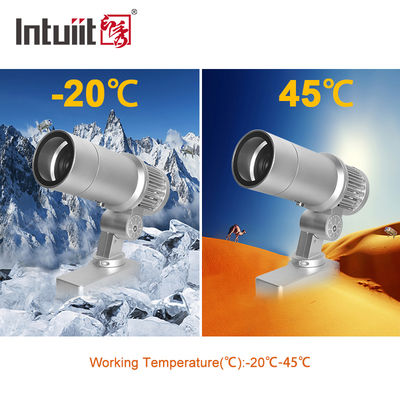 Proyector de luz de proyección Gobo para exteriores de 60W, letrero publicitario, luz LED giratoria impermeable, proyector de letreros con patrón, foco con logotipo para puerta