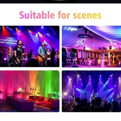 60x12W RGBW 4in1 Led par light Dj escenario fiesta de bodas dj discoteca led lavado