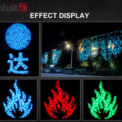 Proyector Gobo de Ondas de Agua LED de 400w para Exteriores IP65, Efecto de Luz de Onda de Agua LED de Ondas Oceánicas, Luces de Escenario
