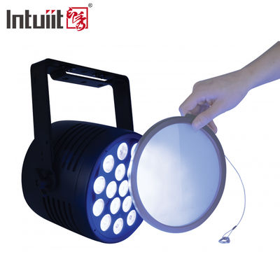 Focos Par LED para exteriores IP65 - 18x20W RGBWA UV 6 en 1, luz de escenario DJ impermeable, activada por sonido, automática, soporte RDM y control DMX, focos ascendentes para bodas, cumpleaños, espectáculos de luces musicales, eventos de fiesta e iluminación de escenario