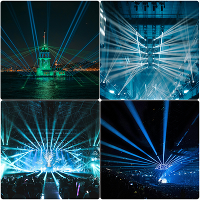 Nuevo IP66 resistente al agua 100w Rayo láser cabeza móvil luz exterior Dmx equipo de iluminación de escenario