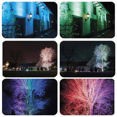 400W RGBW 4in1 LED resistente al agua Luz de lavado de ciudad Luz de color Luz de lavado de cabeza móvil Luz de escenario para edificios al aire libre