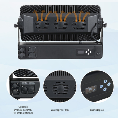 Foco de proyección arquitectónica para exteriores IP65 40x10W LED RGBW para escenarios urbanos y edificios