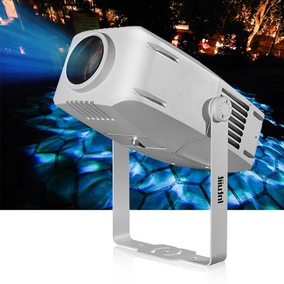 Proyector de logotipo Gobo para publicidad con lámpara de ondas de agua dinámica azul IP65 para exteriores, LED, efecto de escenario oceánico, ondulación