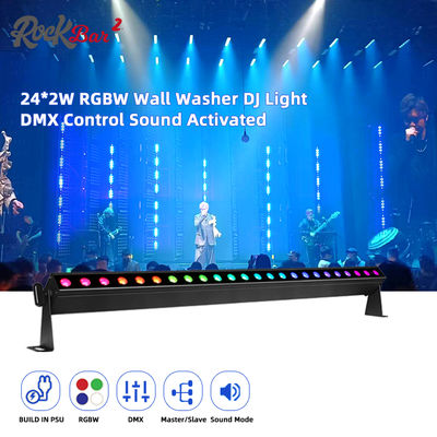 24*2W RGBW 4in1 Bar de lavadora de paredes con led