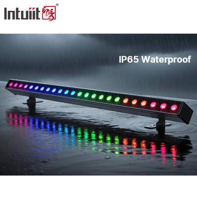 Energía de la batería 24x2W DMX512 LED Lavadora de paredes IP65 a prueba de agua con efectos RGBW para iluminación exterior comercial