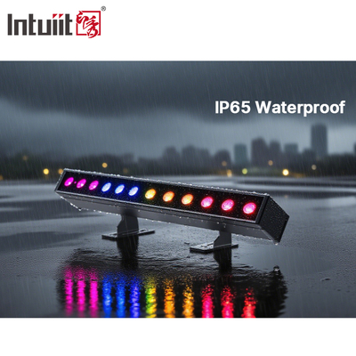 Luminaria de pared LED con batería IP65 12pcsx2W Rgbw 4en1 para exteriores
