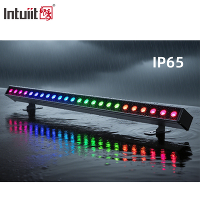 Luz de lavado de pared LED para exteriores IP65 24*2w Barra lavadora de pared RGBW a prueba de agua Barra de píxeles LED DJ Luz de escenario Fiesta