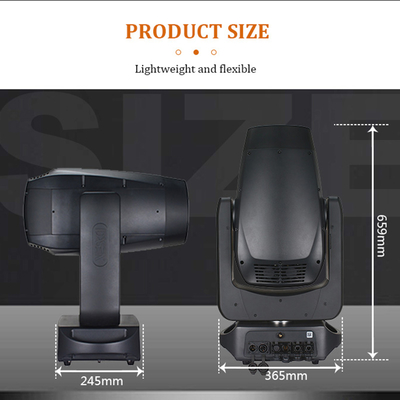 Foco móvil LED 2025 BSW 280W para escenario DMX512 Beam Spot Wash 3 en 1 para DJ Disco Show CMY