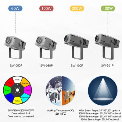 Luz de onda de agua de 60w LED para exhibición Océano azul