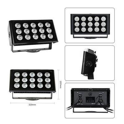 LED IP65 Inodoro para exteriores 80w RGBW 4 en 1 Lámparas de color de la ciudad de lavado DMX512/Control automático para DJ Disco Party Club