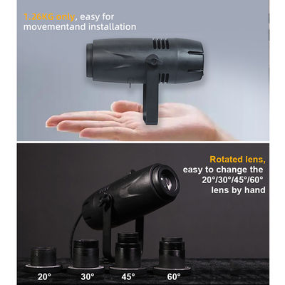 40W LED Logotipo GOBO Proyector Ip20 Proyector de publicidad Logotipo luz