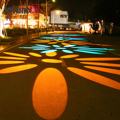 Proyecto de proyección de logotipo Gobo LED de 200 W de resistencia al agua para la publicidad exterior