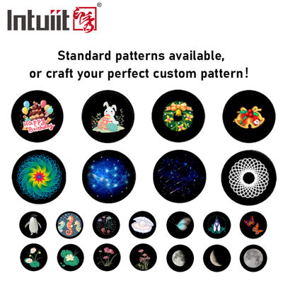 Proyector Gobo de 100W IP65 Inodoro Proyector Gobo Logotipo personalizado Proyector Gobo para exteriores Iluminación publicitaria de parques