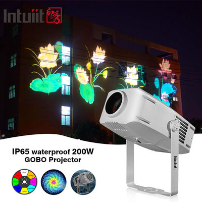 IP65 resistente al agua LED Gobo Proyector de luz de alto alto brillo 200W para escenario de paisaje al aire libre