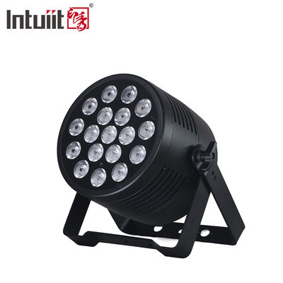 Focos Par LED para exteriores IP65 - 18x20W RGBWA UV 6 en 1, luz de escenario DJ impermeable, activada por sonido, automática, soporte RDM y control DMX, focos ascendentes para bodas, cumpleaños, espectáculos de luces musicales, eventos de fiesta e iluminación de escenario