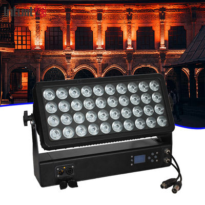 400W IP65 Inodoro para exteriores Color urbano 40x10W RGBW 4 en 1 LED Pared de lavado de luz