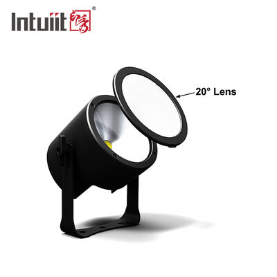 120W RGBW 4in1 COB Zoom Par Can Light con RGBW para la boda en el teatro de la iglesia