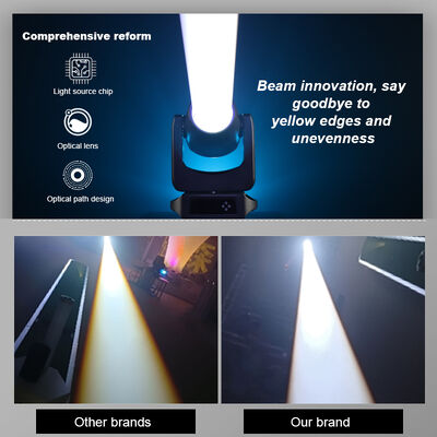 Cabezal móvil de haz láser de 100W a prueba de agua IP66 con CMY