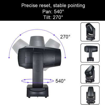 CMY 280W LED Moving Head 3-en-1 Beam Spot Wash Hybrid Luz de escenario para escenario profesional Fiesta de bodas