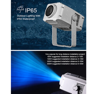 Proyector LED de 100W con efecto de olas de agua, ondulaciones oceánicas, luces para exteriores IP65, para publicidad en edificios con luz de olas de agua