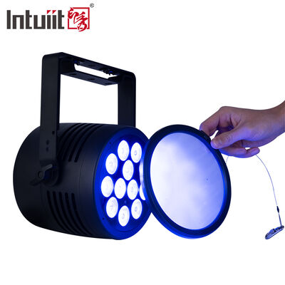 IP65 Proyecto profesional de iluminación LED a prueba de agua 12x20W RGBWA + UV 6in1 DMX512 Luz de lavado de escenario para eventos de bodas al aire libre DJ discoteca