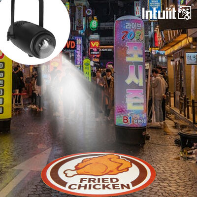 60W LED Logotipo GOBO Proyector Ip65 Luz a prueba de agua Hotel Empresa Tienda Publicidad de bodas Uso interior y exterior