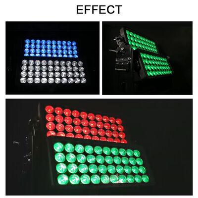 IP65 profesional para exteriores 800W RGBW 4 en 1 Lavadora de paredes LED de doble capa Paisaje Arquitectónico Lavadora de luz para color de ciudad