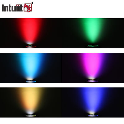 60 * 12W RGBW 4in1 IP65 LED exterior PAR puede iluminar el conjunto DMX512 Luz de lavado de escenario para la fachada del edificio de eventos de bodas