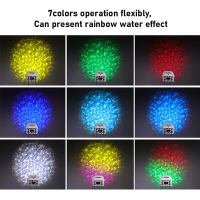 Luz de proyector de ondas de agua LED IP65 a prueba de agua 60W 100W 200W 400W Iluminación de escenario con efecto ondulador para decoración de fachadas de paisajes
