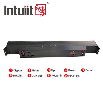 8*15W RGB Led Lights Bar Bar Dj Strobe Partida de luces Bar 3 en 1 Lavadora de paredes Luz interior con control DMX AutoPlay para la iglesia Navidad baile de boda